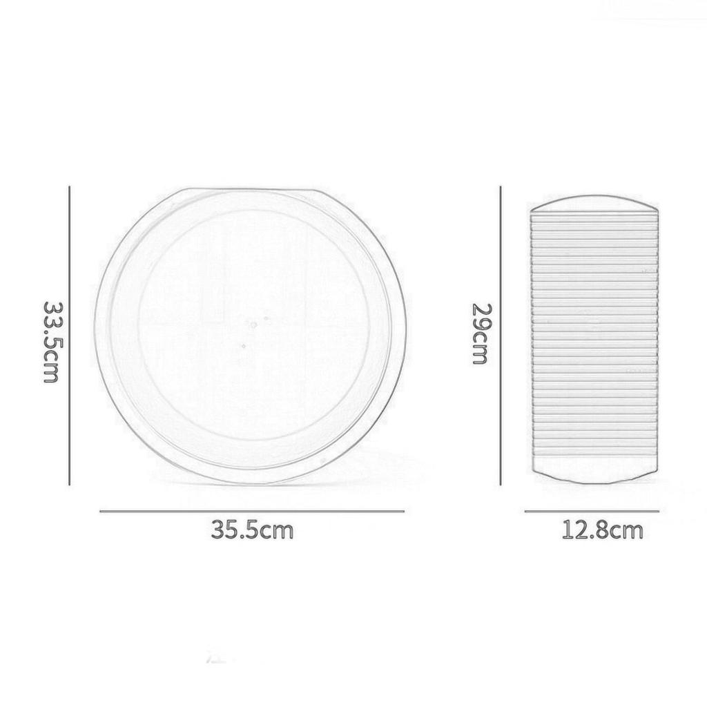 Laundry Basin Laundry Hand Washing Board for Clothes Convenient and Compact,