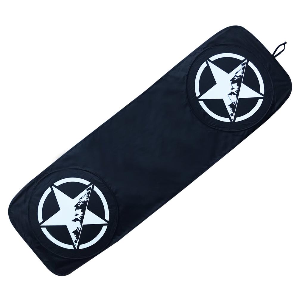 RoRex Jeep Wrangler Tilbehør JK TJ LJ YJ Solskjerm til frontruten for hele året Wrangler