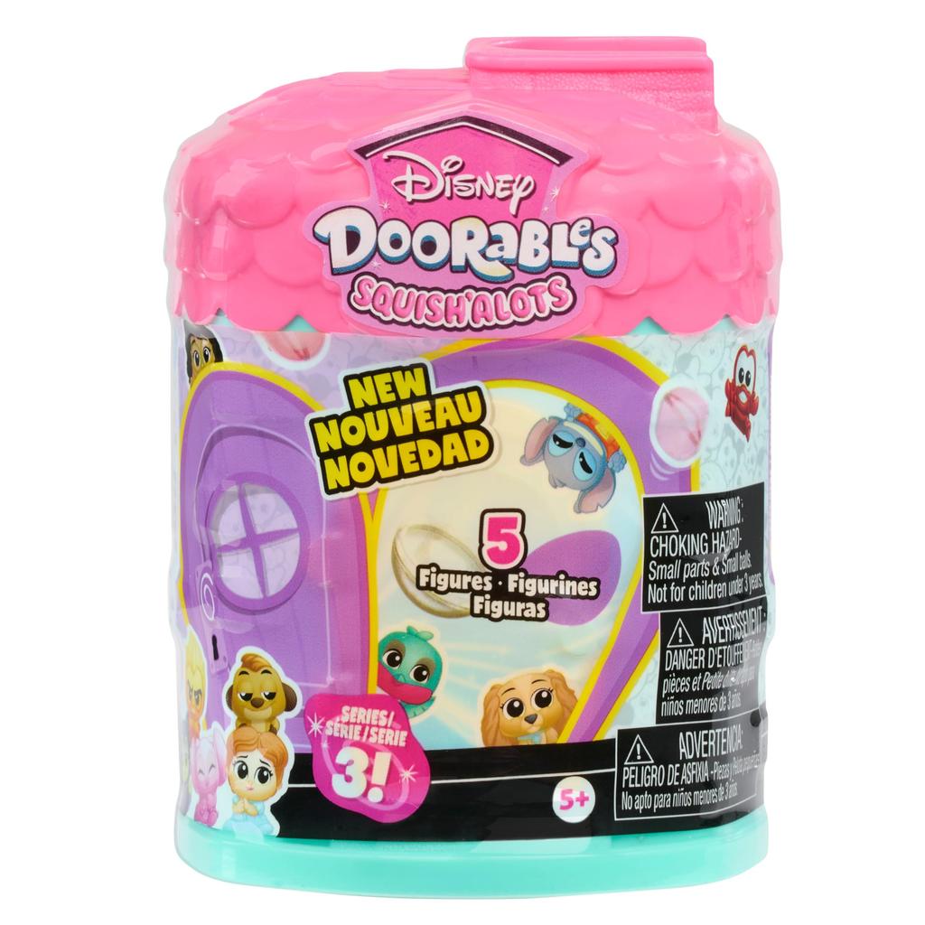 Just Play Disney Doorables Série 3 Sběratelské hračky pro děti od 5 let Squish'Alots Figurky, Figurky,