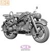 Sol Model WWII German KS750 Military Motorcycle 3D Printer Kit MM903 1/24 (Motorcycle)