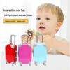 Mini False Eyelash Storage Trolley Case - Solid Color Cosmetics Suitcase Toy
