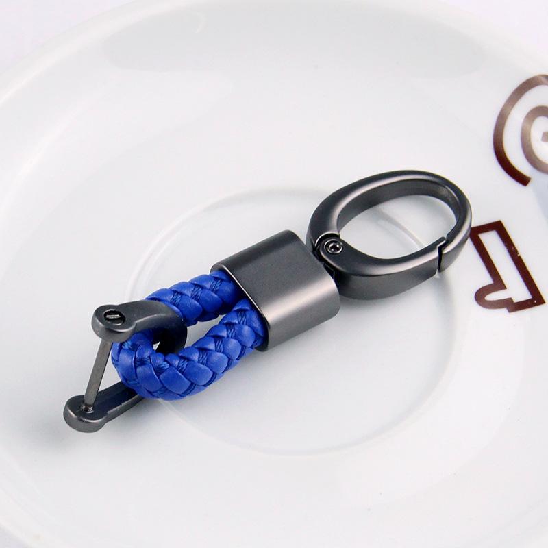 Braided Rope Sub-Gun Printing Keychain Men'S And Women'S Waist Hanging Big Head Chain General Car Key Bag Accessories