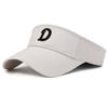 Embroidered Letter D Spring Couple Sun Hat Mountaineering Breathable Top Empty