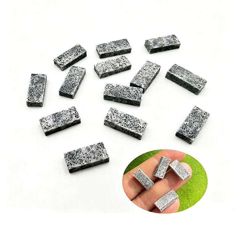 10Pcs Stepping Model Stones Irregular For Garden Pathway Walkway,Miniature Outdoor Landscaping Decorative Step Rocks
