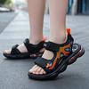 Primary School Students Air Cushion Soft-soled Sandals Open-toe 2025 New Summer Breathable and Lightweight Middle-aged and Older Children's Beach Sh