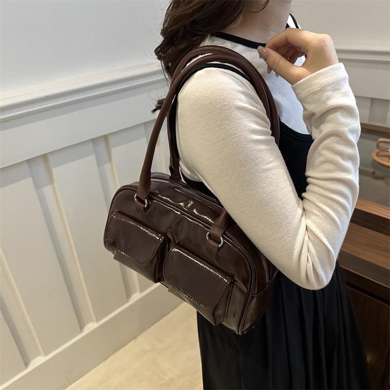 Casual Commuter Handbag Bag 2 Autumn New Niche Design Light Luxury Shoulder Armpit Small Square Bag