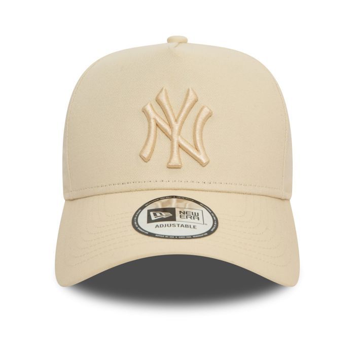 Casquette Snapback - New Era - New York Yankees - Beige - 100% Coton - Taille Réglable