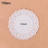 150pcs Lace Doilies Baking Paper Multi-function Placemats New Table Decoration Mat