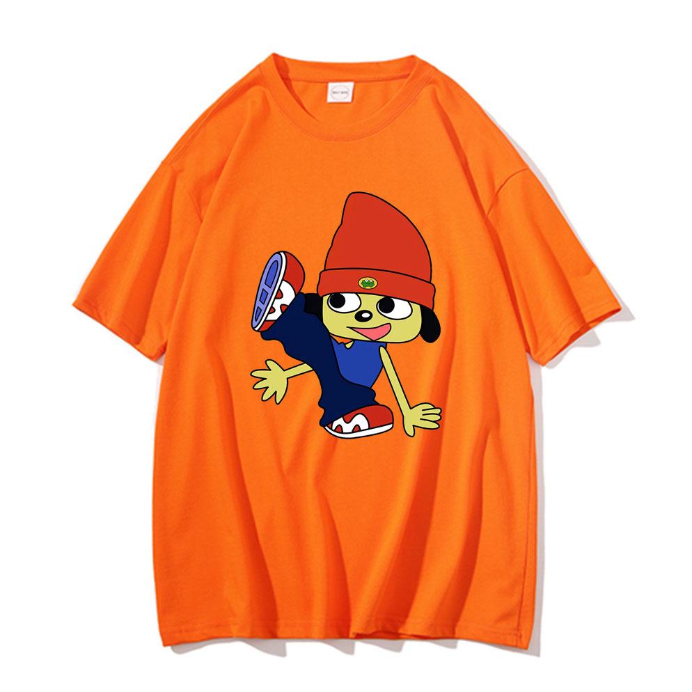 Parappa The Rapper Tshirt Unisex Unisex Black Fashion Hip Hop Oversized Tee Short Sleeve Unisex Cotton Tshirt Funny Unisex T Shirts