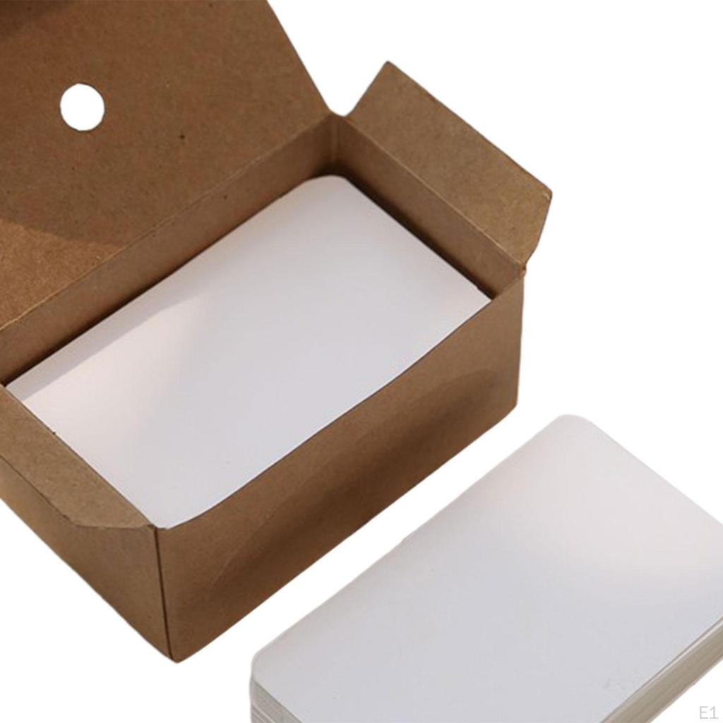 100 Count Blank Business Cards for DIY Projects And Celebrations