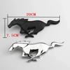 Car Sticker Ford New 2025 Hot 20x7.5CM Metal Car Front Grille Horse Badge Trunk Sticker for Ford Mustang 2.3T Shelby GT350 GT500