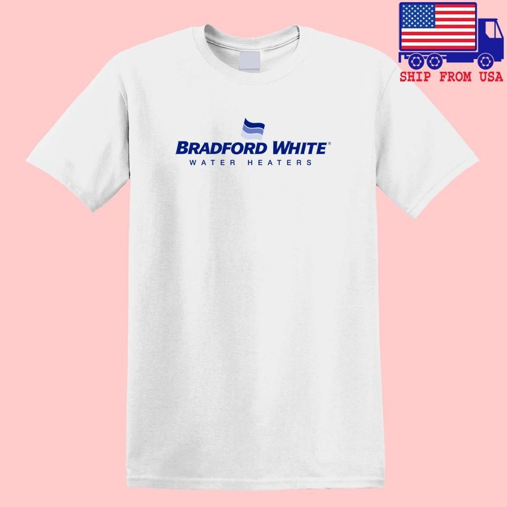 Мужская белая футболка Bradford White Water Heaters Размеры S-5XL XL