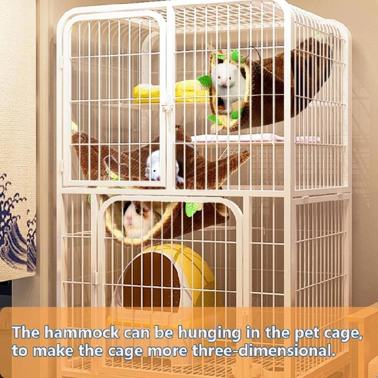Hideaway Tunnel Warm Tube House Scratchproof Hammock Bunkbed for Reptile Animals