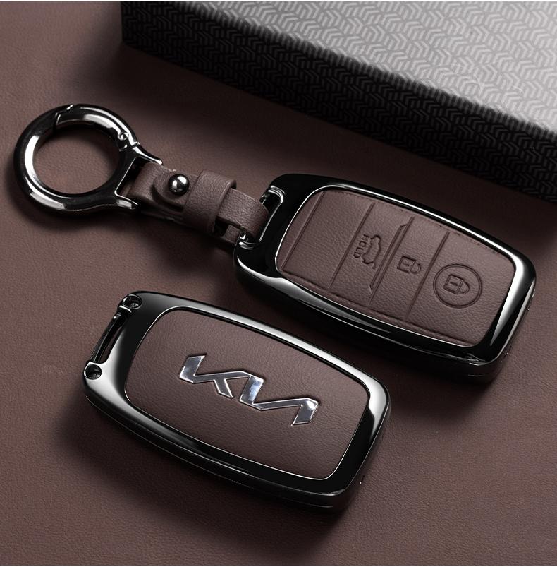 AABFS1 Zinc Alloy Car Key Case Case Shell For Kia RIO 3 Optima Xceed Ceed Sorento 2011 Forte Niro 2023 Soul 2019 EV6 Sportage 4 Stonic