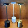 Lampka nocna LED z akumulatorem USB, bezprzewodowa, dotykowa, stołowa, do klubów, barów, hoteli, domów, ściemnialna, nastrojowa lampa biurkowa
