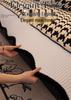 High-End Fluffy Houndstooth Patchwork Sofa Cushion - Non-Slip Seat Cover 2026