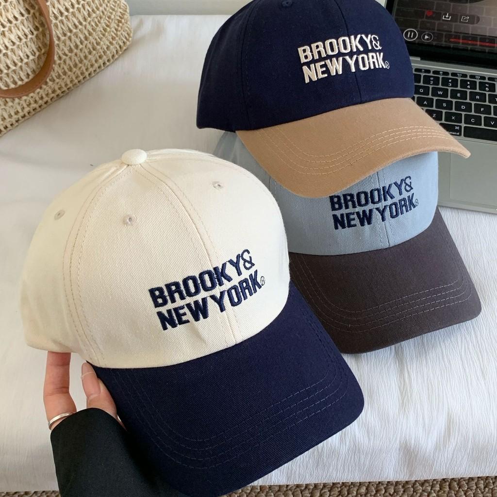 Color Fashion Blocked Baseball Cap With Letter Embroidery Design For Wear Daily