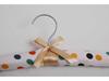 Floral Fabric & Wooden Non-Slip Clothes Hanger for Adults