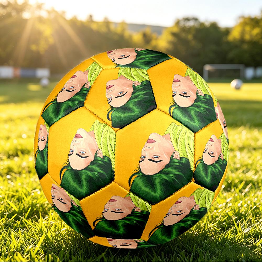 Billie Eilish Size 5 Soccer Ball, Durable Standard Football For Training Match Outdoor Sports