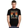 Thats What I Do I Play Golf I Drink Beer And I Know Things Funny Cat T Shirt for Men Tshirt Casual Tee Tshirts Loose Fit