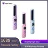 Tragbarer Mini-Akku-Haarglätter & Heißluftkamm für voluminöses glattes Haar