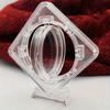 2pc Commemorative Coins Protection Box Acrylic Coin Display Boxes Transparent Box 40mm Bare Coins For Rotating Brackets Storage