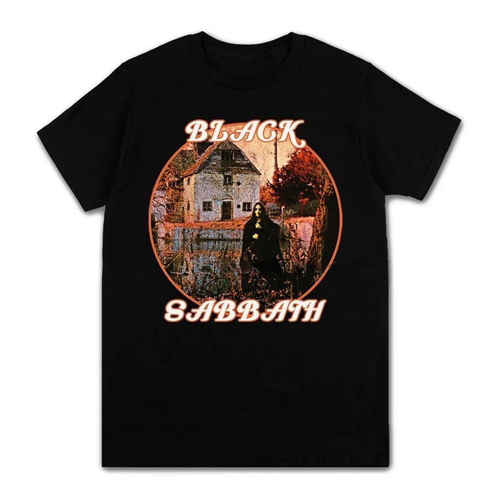 Black Metal Rock Band T Shirt Black Sabbath Men Women Black Oversized Short Sleeve Plus Size T Shirt Unisex Streetwear Clothing