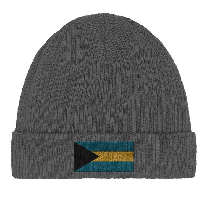 Bonnet Drapeau Bahamas en Gris