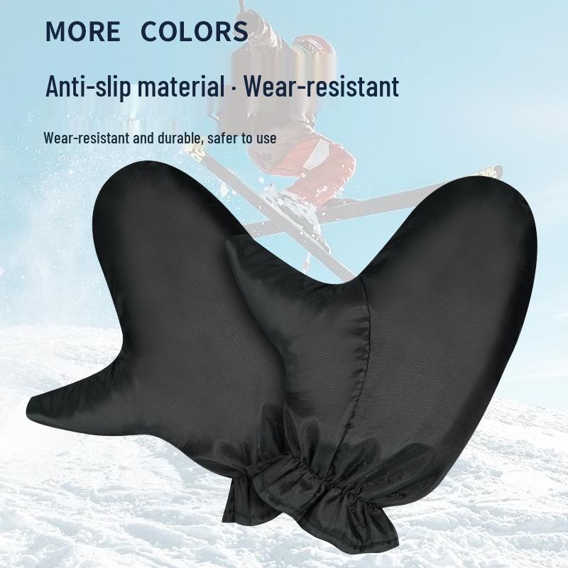 Windproof Universal Thin Fleece Cycling Gloves for Autumn/Winter - Ideal for Mountain Biking, E-Scooters, and Motorcycles