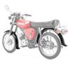 Front + Rear Fender Compatible with Simson S50 / S51 / S70 Fender Craftride Black