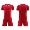 Soccer Uniform Set Training Camp Team Uniform Adult Children Short-Sleeved Soccer Uniform Can Absorb Sweat And Breathe