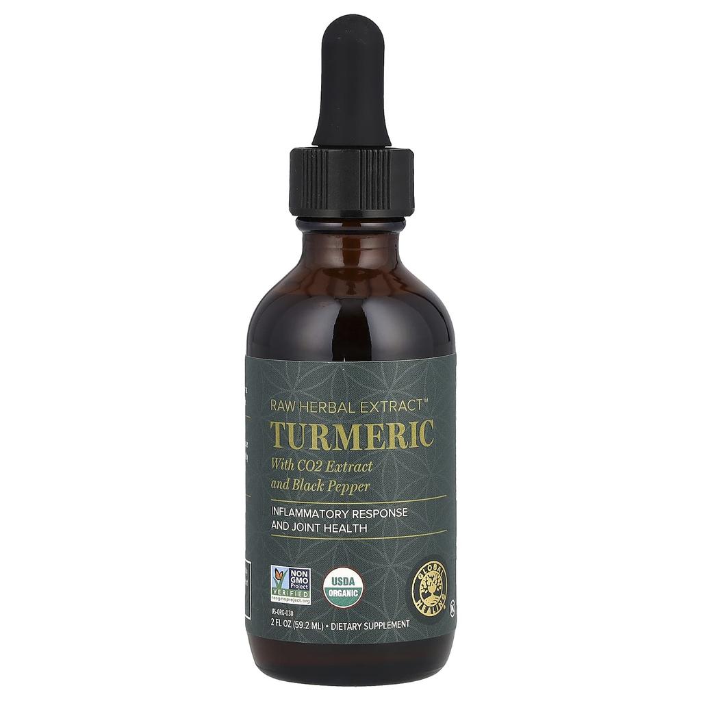 Raw Herbal Extract, Turmeric, 59.2 Ml (2 Fl Oz)