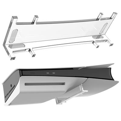Soporte Horizontal para Consola PS5 Slim Soporte de Colocación Ahorra Espacio Base Soporte Holder para Playstation 5 Slim Edición de Disco y Digital