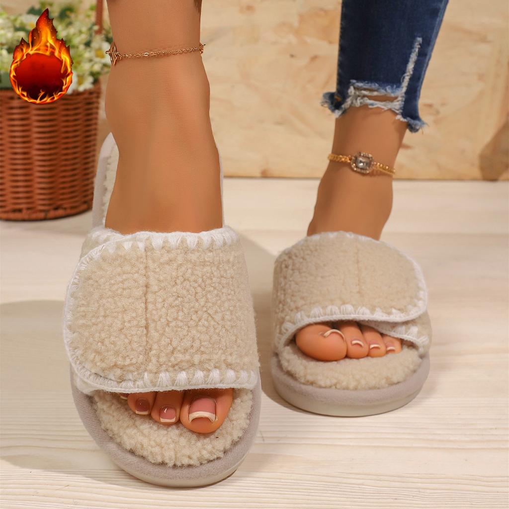 Fashion 2026 Women's New Autumn /winter Home Wearing Cotton Slippers for Indoor Outdoor Use Thick Soled Warm Non Slip Cotton Slippers