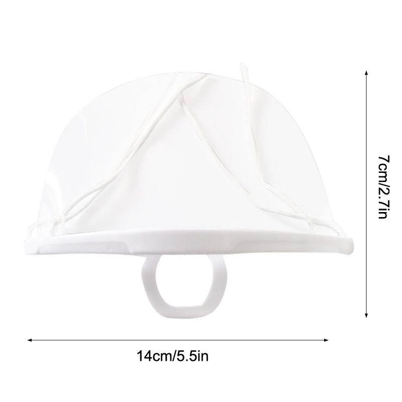 20Pcs Clear Plastic Catering Mask Hotel Beauty Chef Waiter Protective Mask Reusable Visible Splash Proof Mask