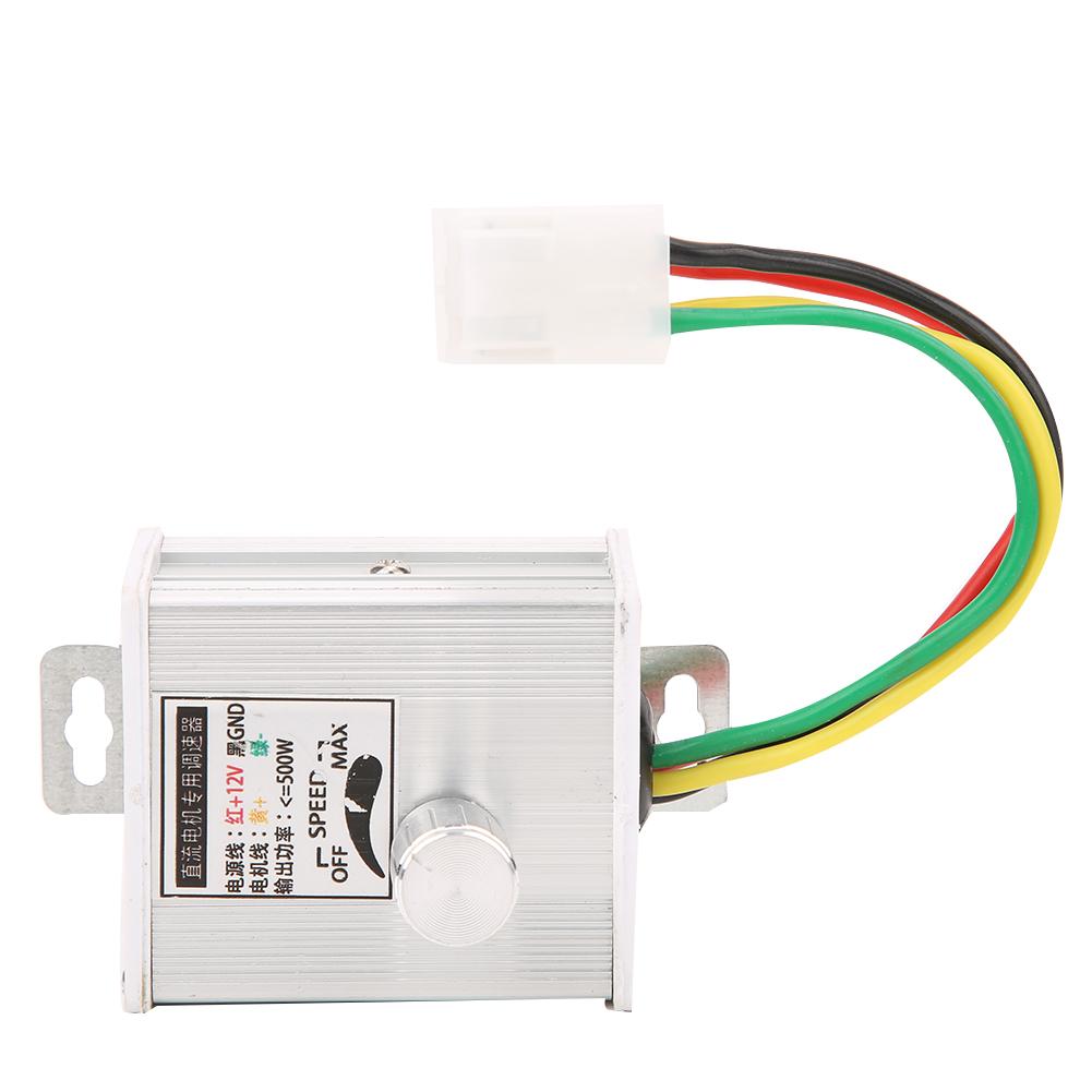 Metall 12V 500W Hochwertiger Gleichstrommotor mit Regler Stabile Leistung