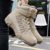 2025 Spring/Autumn Plus-Size High-Top Non-Slip Off-Road Desert Hiking Shoes