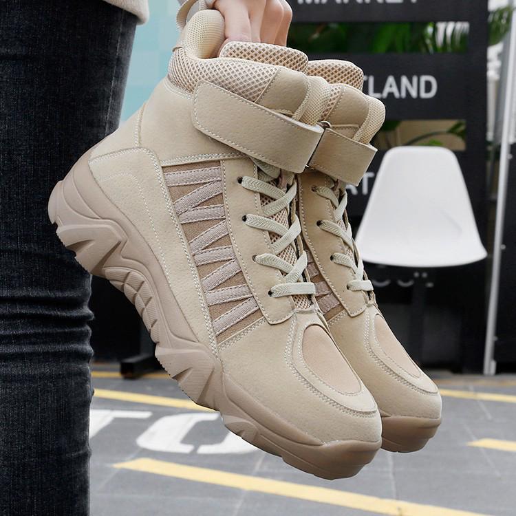 2025 Spring/Autumn Plus-Size High-Top Non-Slip Off-Road Desert Hiking Shoes