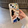 Cartoon Kitten Suitable for Apple 16promax Mobile Phone Case IPhone 15 Full Package 14/13 Silicone Women