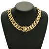 21mm Breite Schwer Dick Guss Edelstahl Halskette 14K PVD Vergoldet Cuban Link Kette für Herren Hip Hop Schmuck