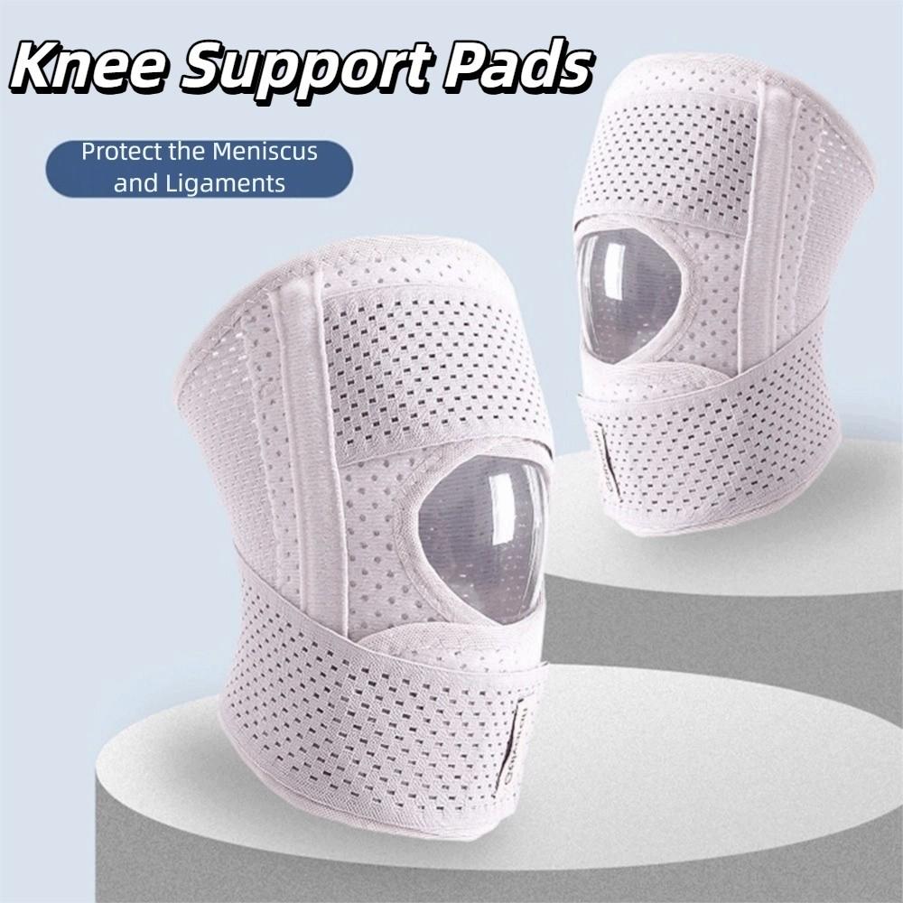 Breathable Elastic Knee Wrap Side Stabilizers Knee Compression Sleeve  Sports Running