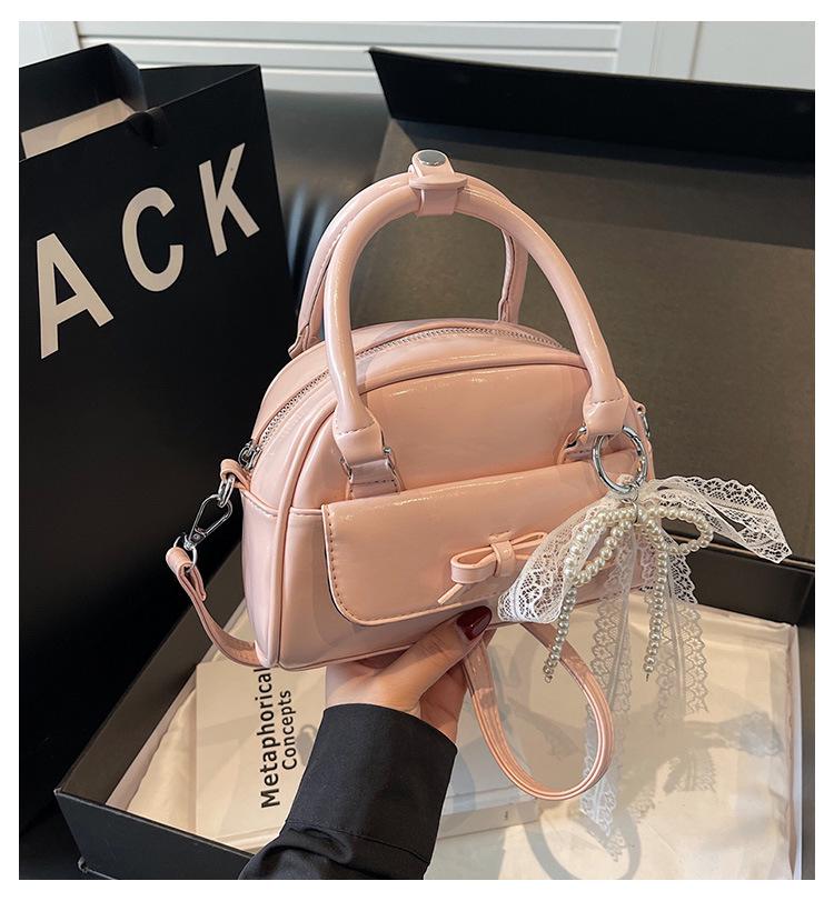 Women's Spring/Summer 2025 Korean-Style Ribbon Crossbody Handbag