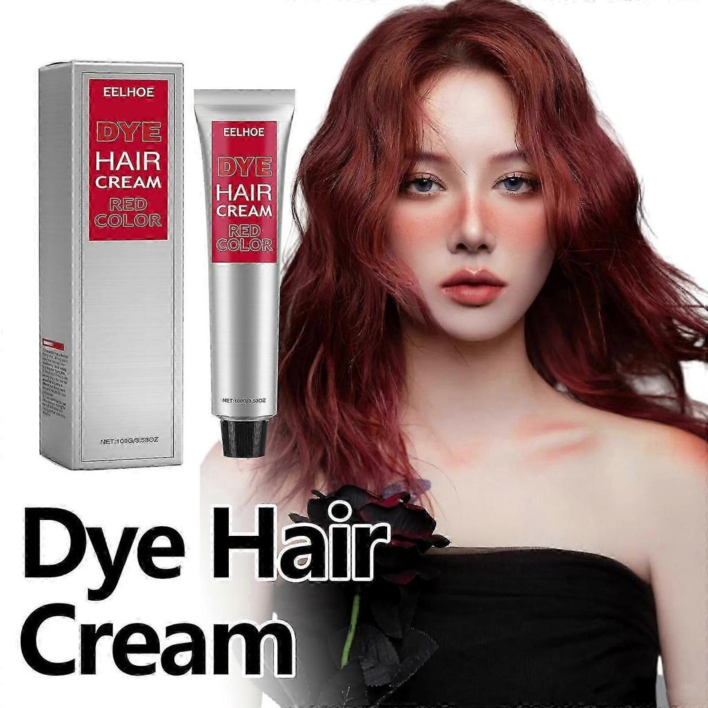 Natural Hair Dye Cream, Fashion Gray Silver Color Super Gray Hair Cream, Silver Gray Hair Dye Cream for All Hair Types