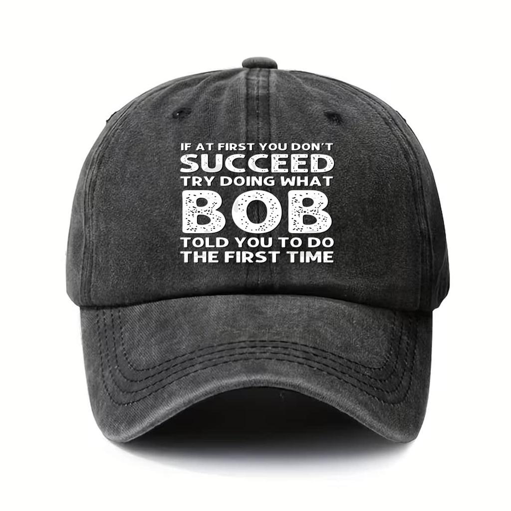 Washed Printed Hat Dad Hat Men and Women Retro Baseball Cap Popular Soft Top Sun Hat
