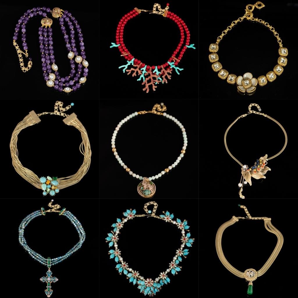 Mittelalterlich Vintage25 Herbst Halskettenkollektion Temperament Hoher Sinn Damen Halskette Gestapeltes Tragen Neu