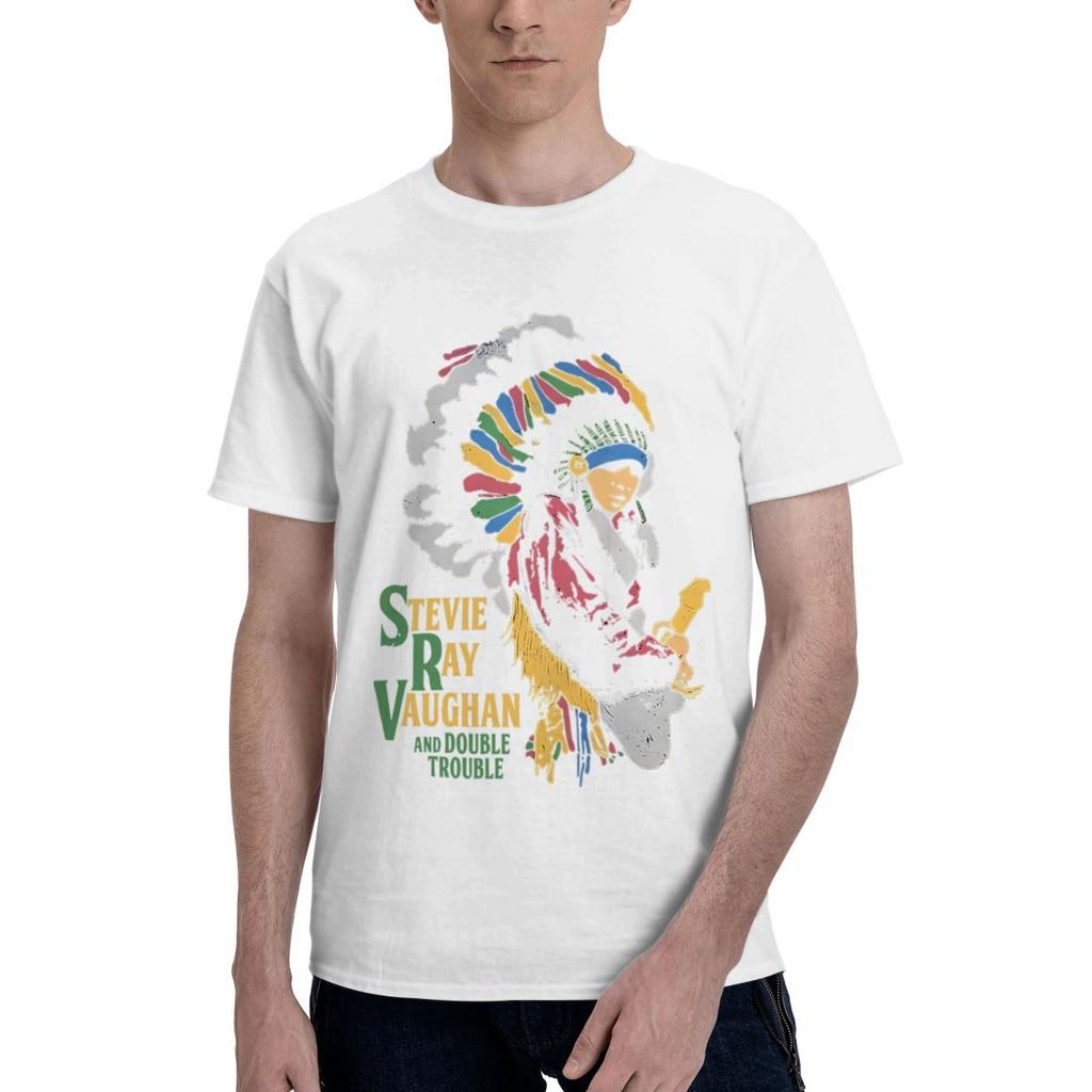Stevie Ray Vaughan Unisex 100 Cotton Casual Breathable Confortable Tshirt Funny Mens TShirt Graphic Tee