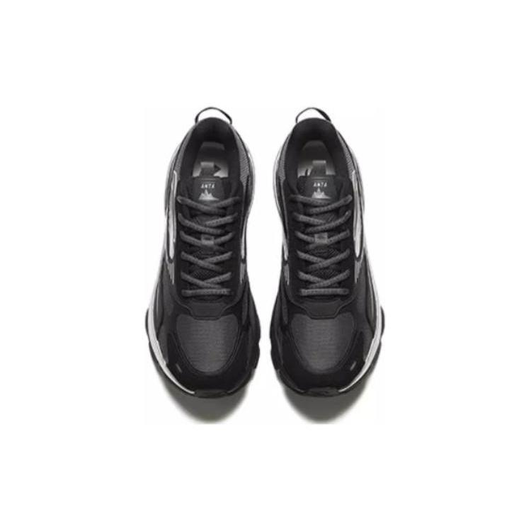 New Anta Cushioning Wear Resistant Low Top Casual Shoes Men's Gray Black 112418891-4