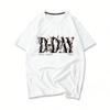 Unisex T-Shirt Kpop Agust D D-DAY Aufdruck Wounisex's T-Shirt Koreanisches Grafik-T-Shirt Sommer Kurzarm-Oberteile Tee Wounisex's Kleidung