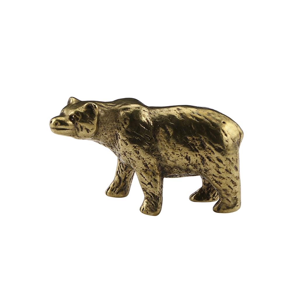 

Украшения в виде медведя высотой 2,3 см, ширина 4,1 см, медное золото