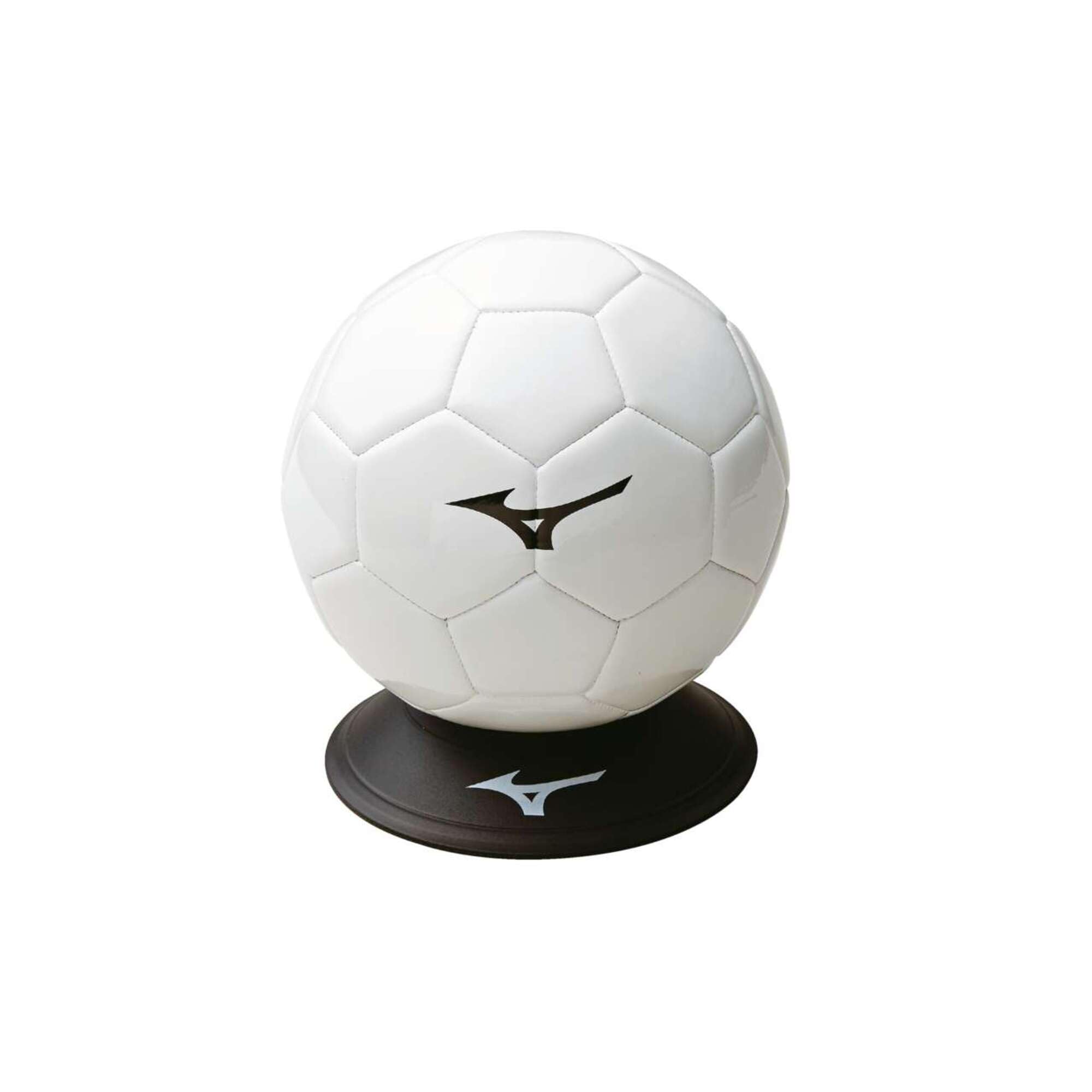 

MIZUNO Мяч с автографом с подставкой 15 см P3JBAC90 Настольный для футбола, Прибл.. Диаметр, Белый, белый